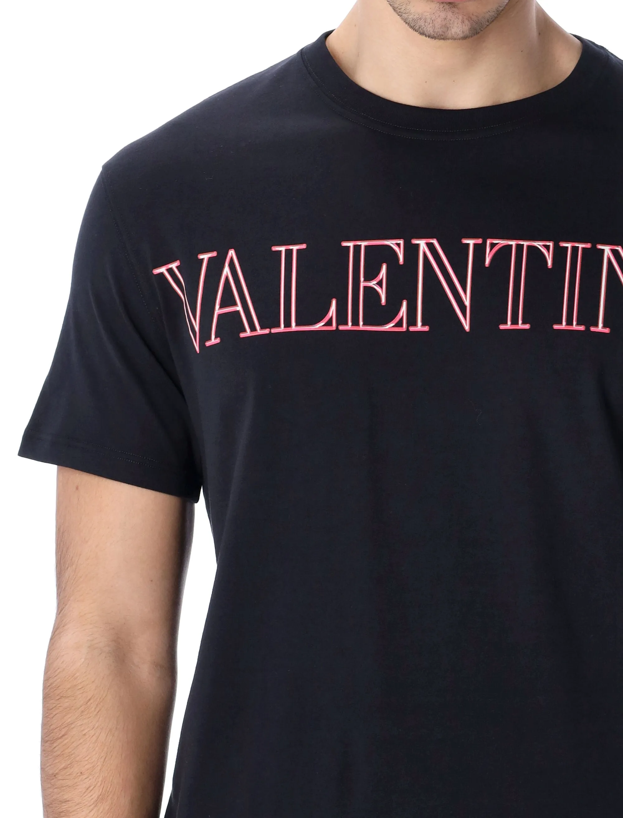 ValentinoNeon Universe Printed T-Shirt
