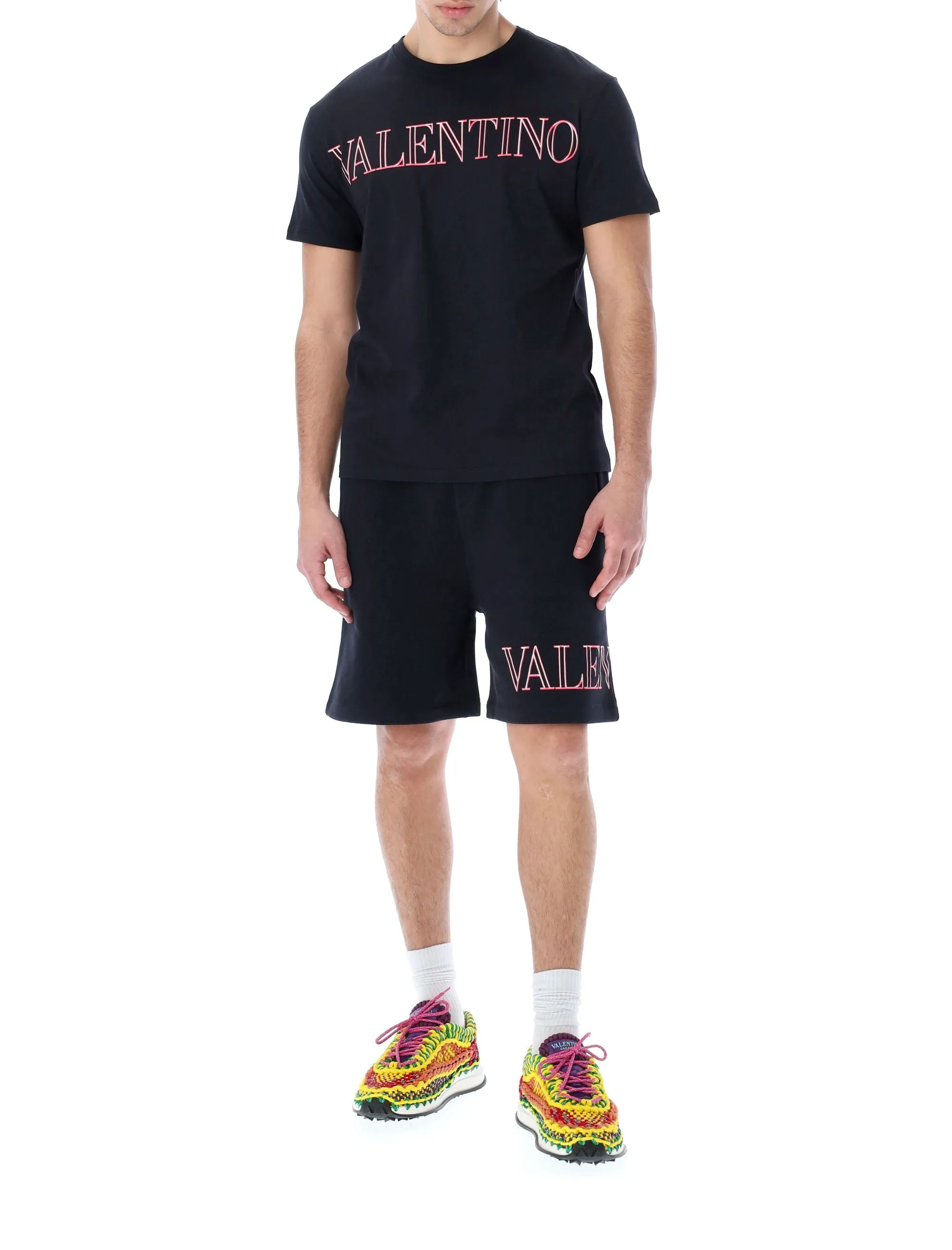ValentinoNeon Universe Printed T-Shirt