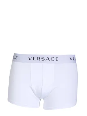 Versace Logo Band Two-Pack Logo Detailed Boxers