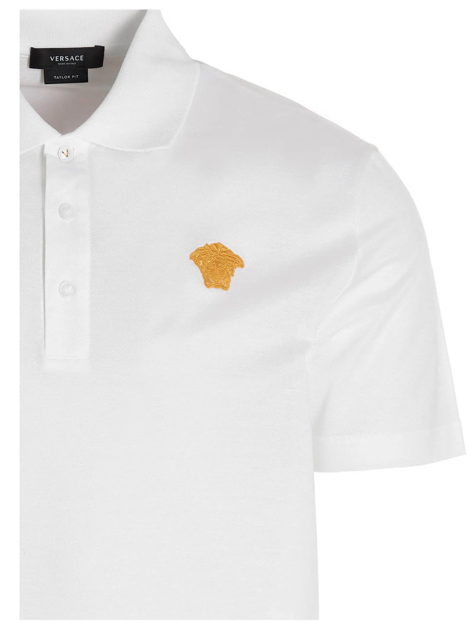 Versace Medusa Embroidered Polo Shirt