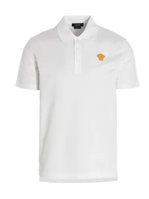 Versace Medusa Embroidered Polo Shirt