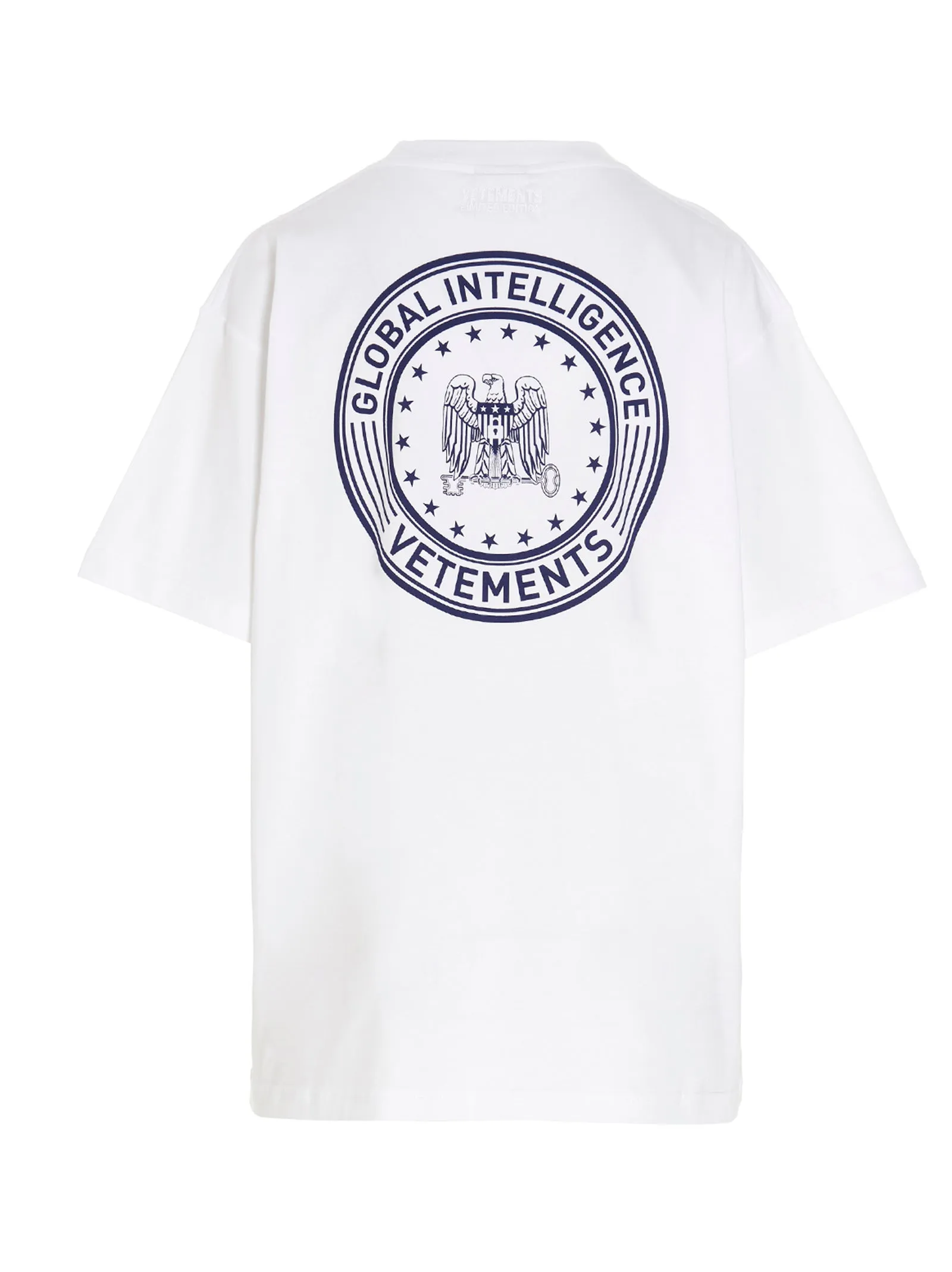 Vetements Slogan Printed Crewneck T-Shirt