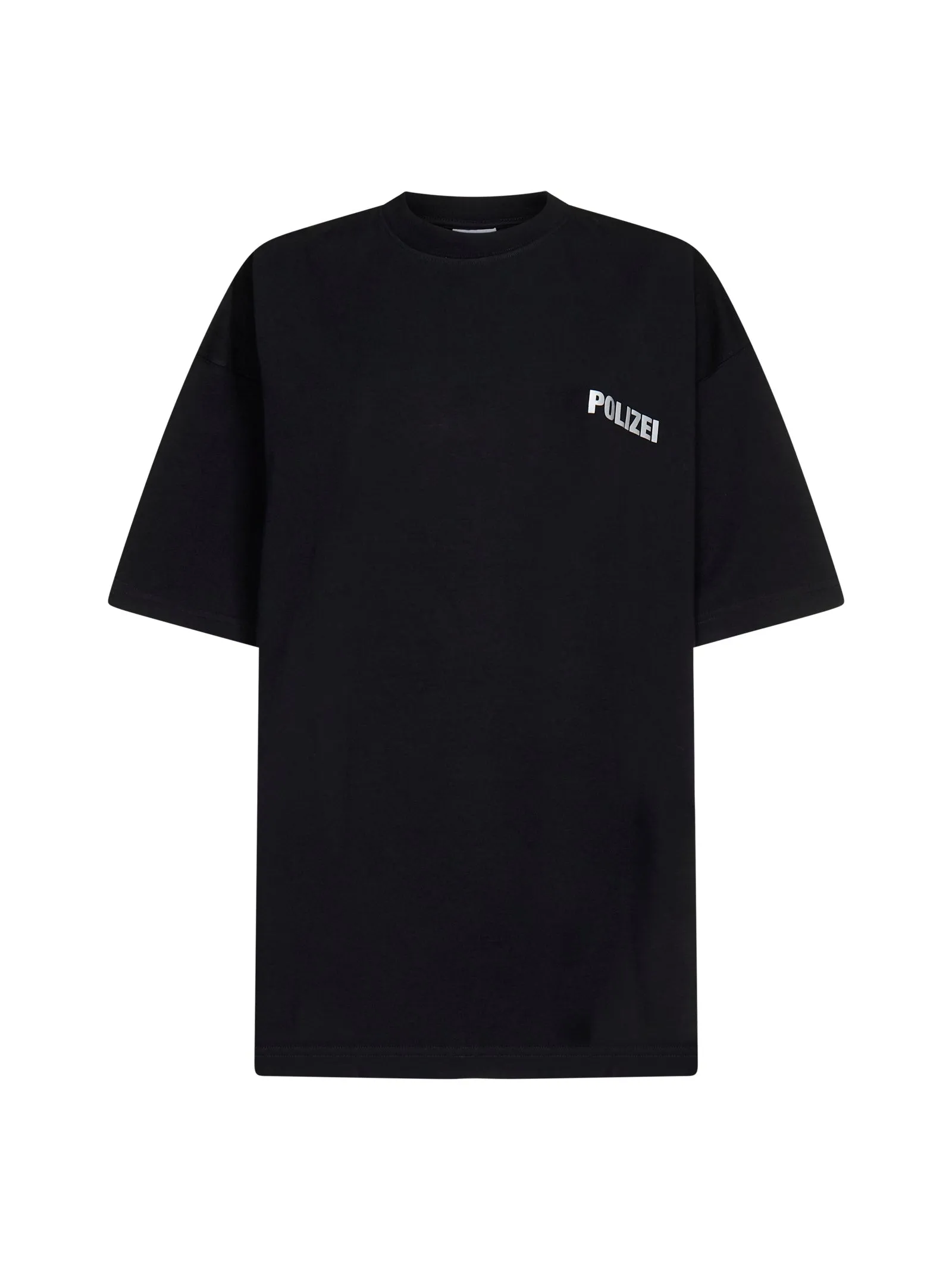 Vetements Slogan Printed Crewneck T-Shirt