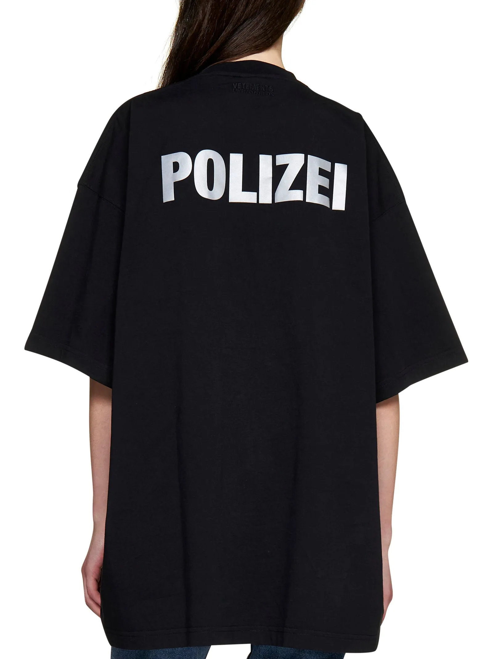 Vetements Slogan Printed Crewneck T-Shirt