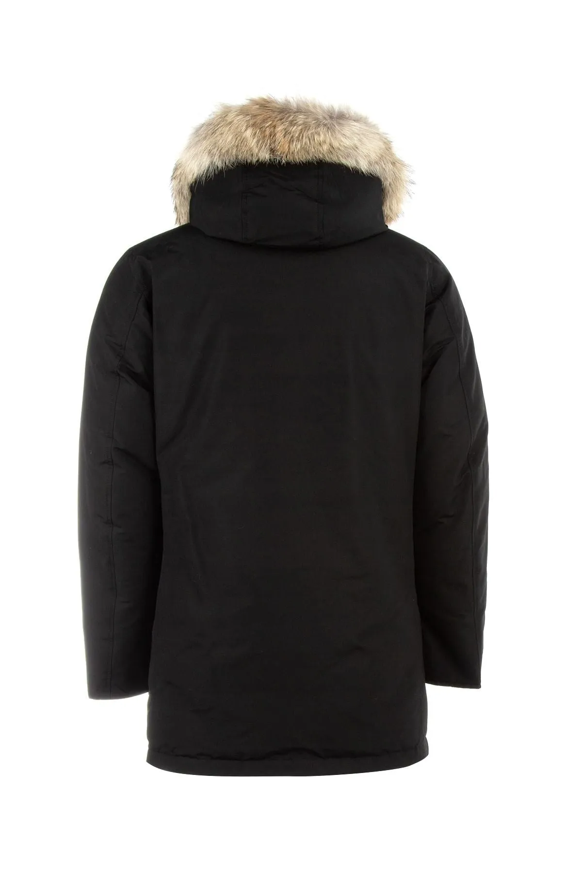 Woolrich Hooded Fur Trimmed Coat