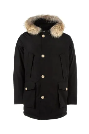 Woolrich Hooded Fur Trimmed Coat