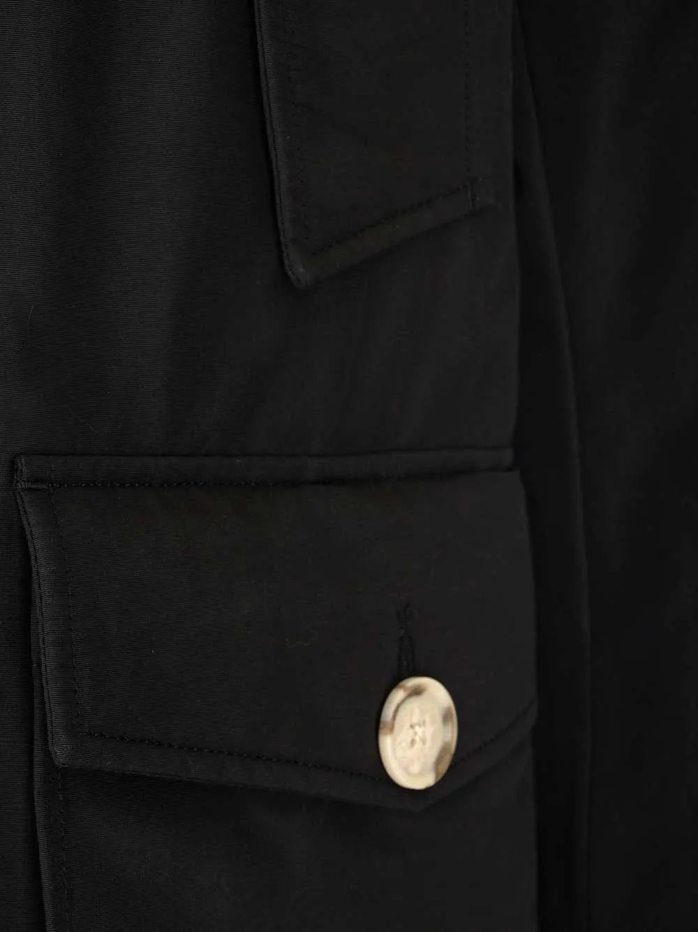 Woolrich Hooded Fur Trimmed Coat