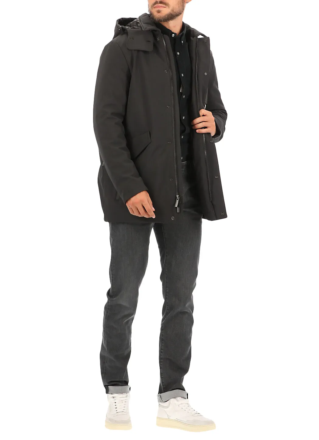 Woolrich Hooded Padded Coat