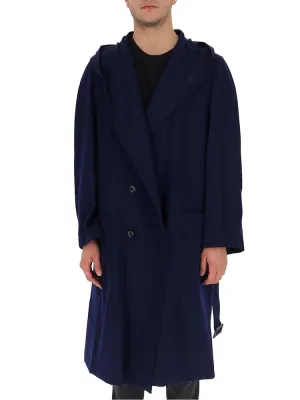 Yohji Yamamoto Hooded Trench Coat