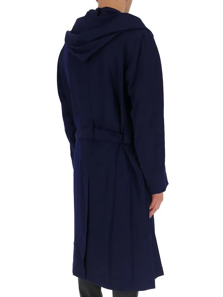 Yohji Yamamoto Hooded Trench Coat