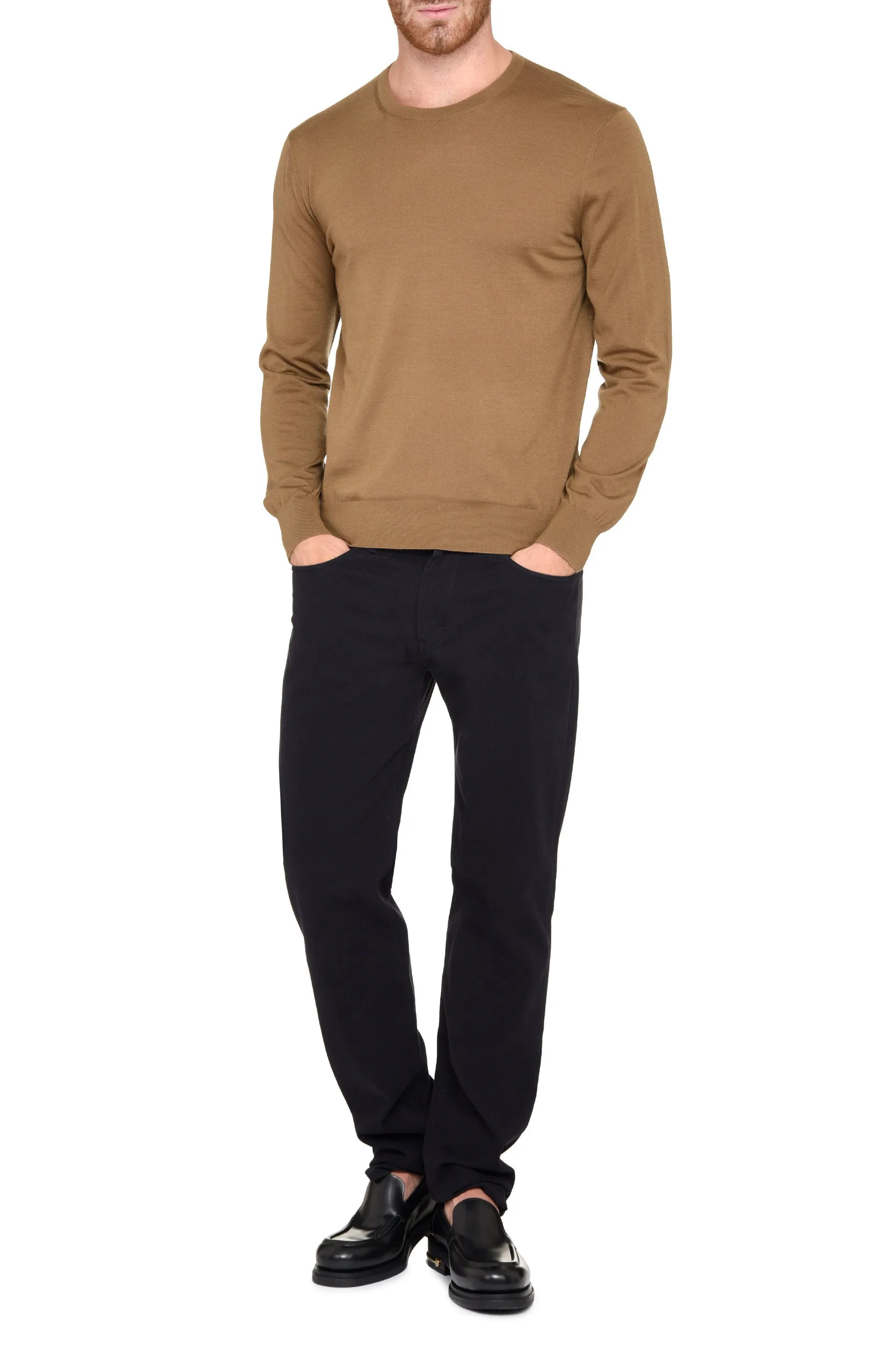 Z Zegna Crewneck Knit Sweater