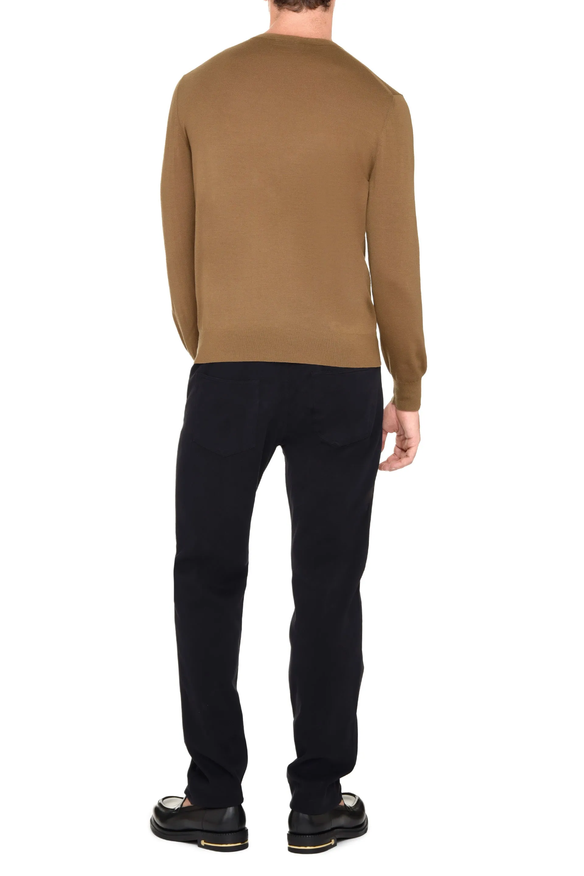 Z Zegna Crewneck Knit Sweater