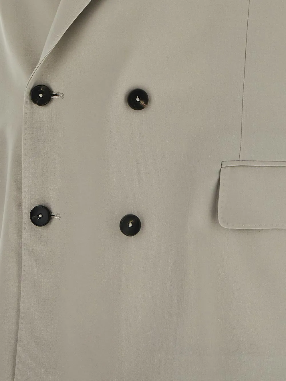Z Zegna Double-Breasted Elasticated Waist Suit