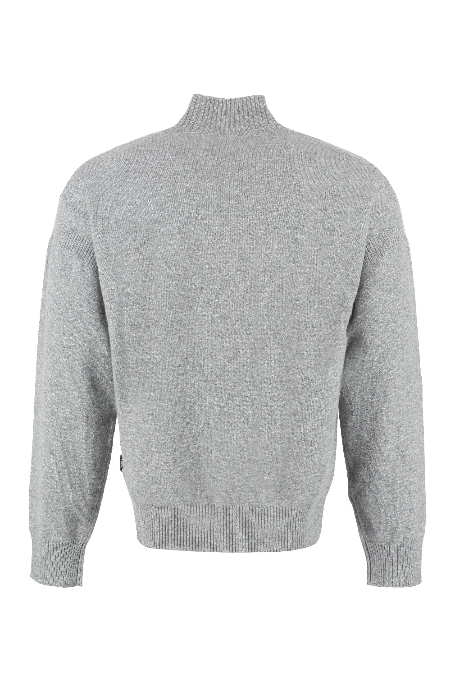 Z Zegna Funnel-Neck Knitted Jumper