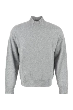 Z Zegna Funnel-Neck Knitted Jumper