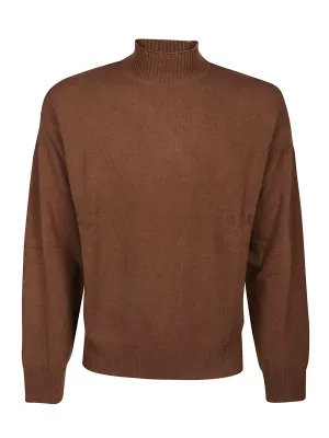 Z Zegna Funnel-Neck Knitted Jumper