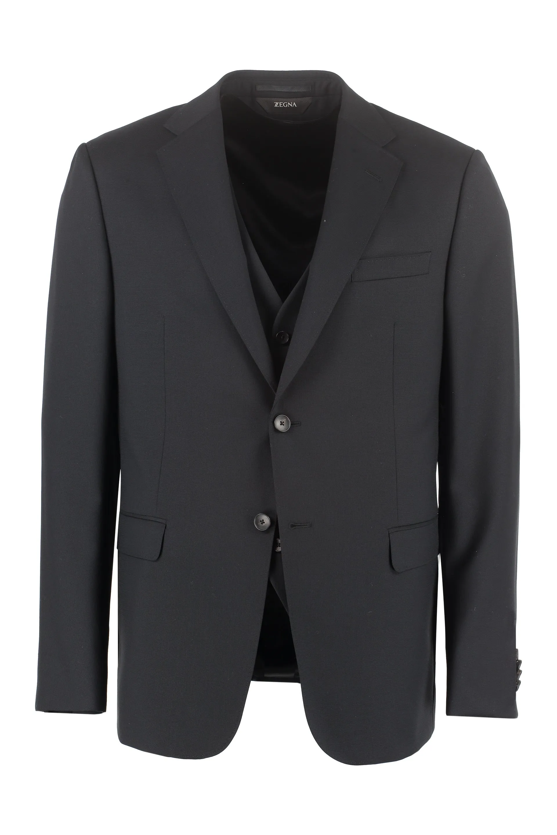 Z Zegna Single-Breasted Three-Piece Suit