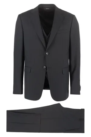 Z Zegna Single-Breasted Three-Piece Suit