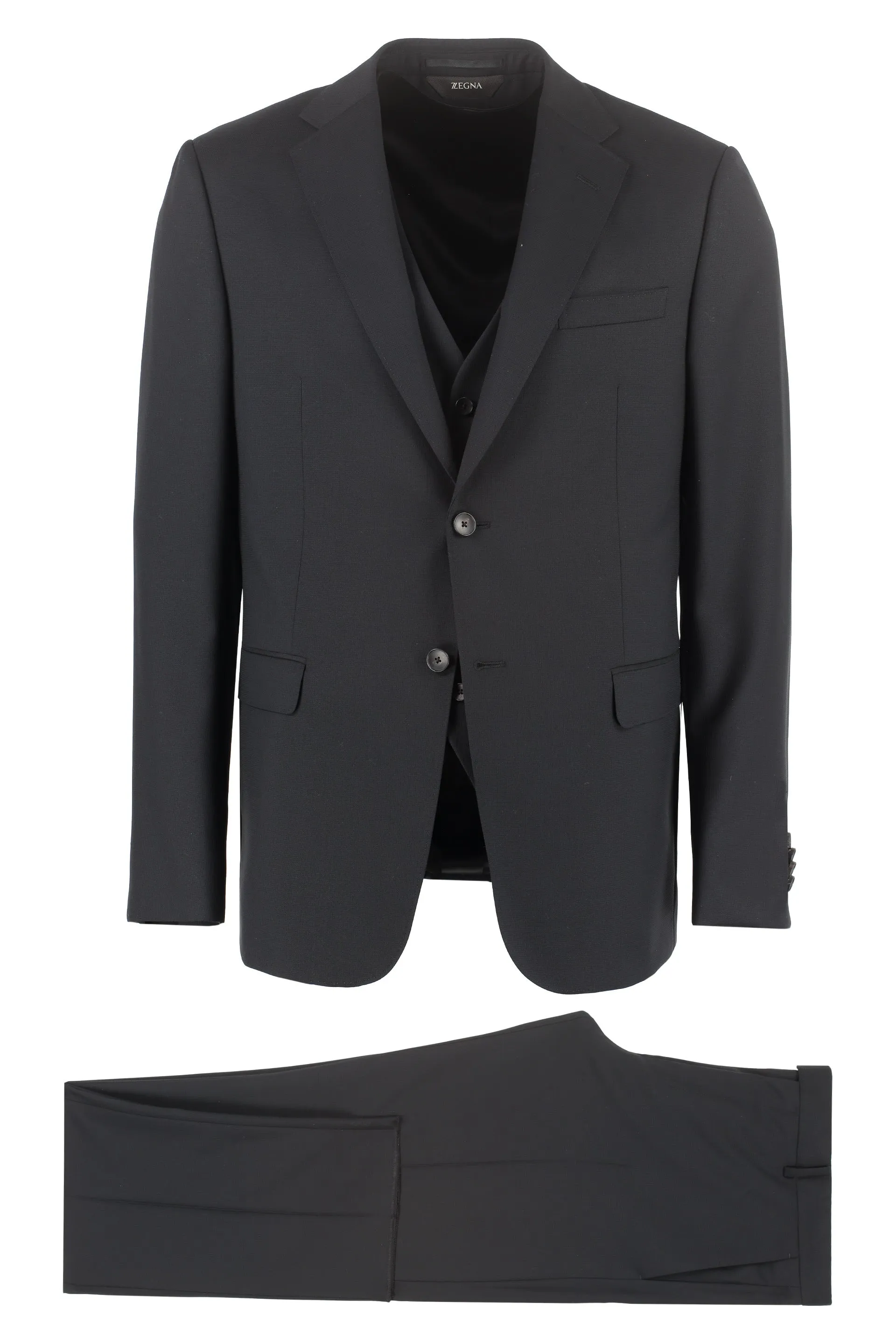 Z Zegna Single-Breasted Three-Piece Suit