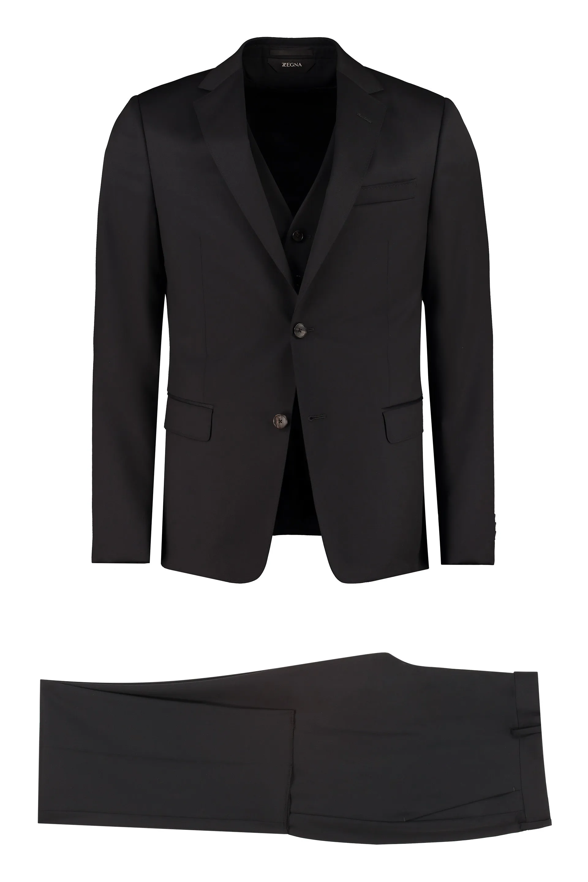 Z Zegna Single-Breasted Three-Piece Suit