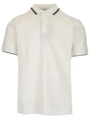 Z Zegna Stripe Detail Polo Shirt